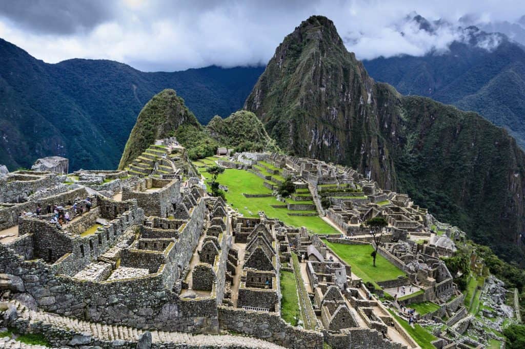 Machu Picchu in Peru - lost city of Incan Empire is UNESCO heritage