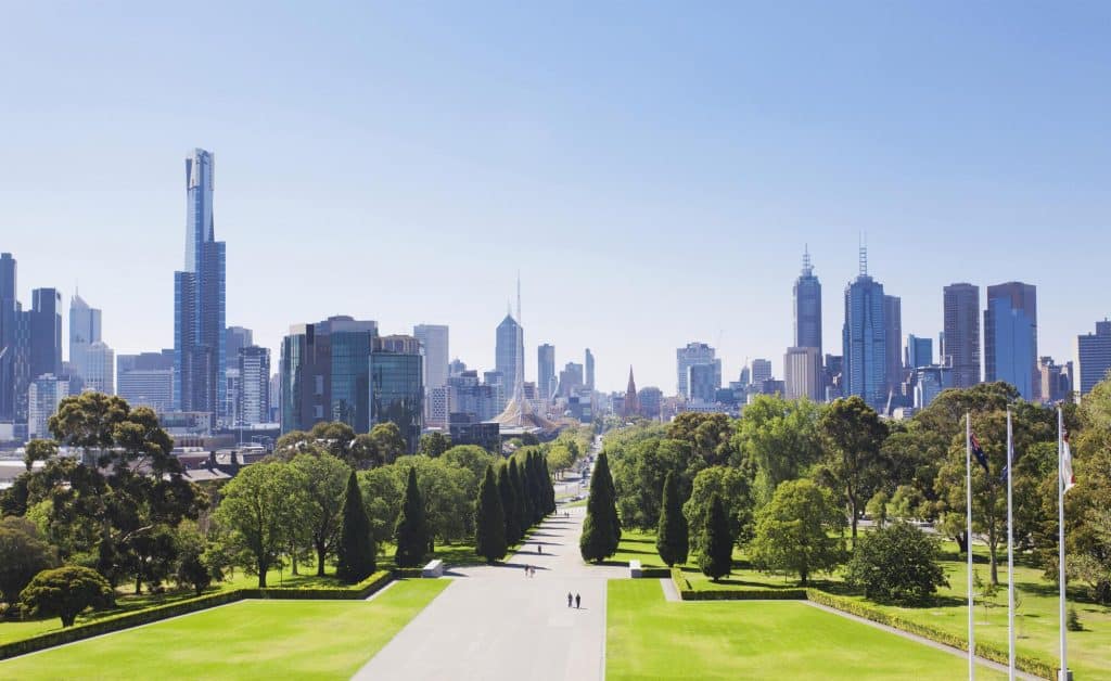 Melbourne in the daytime