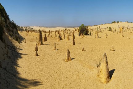 Panorama of The Pinnacles
