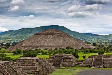 Pyramid of the Sun. Teotihuacan. Mexico
