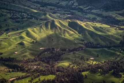 The Great Dividing Range,Victoria,Australia.