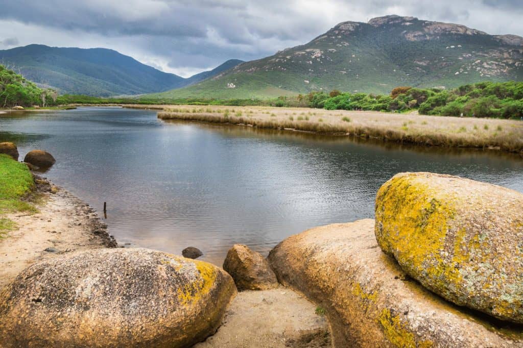 Tidal River in Wilsons Promontory National Park, Victoria,