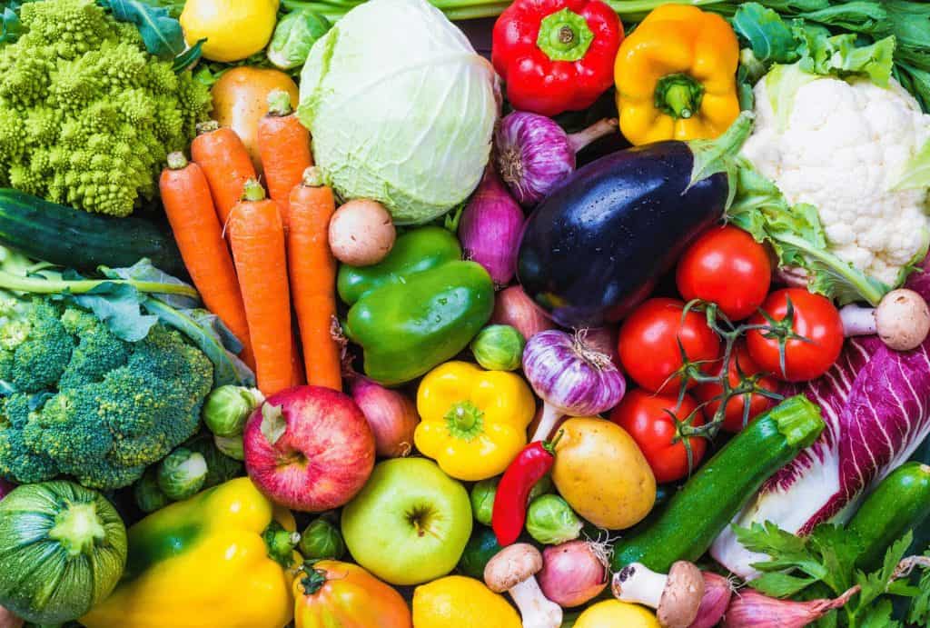 Vegetables and fruits