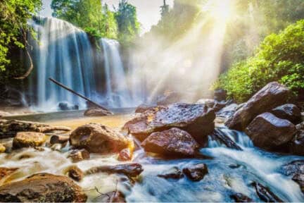 Waterfall-attractions-in-cambodia