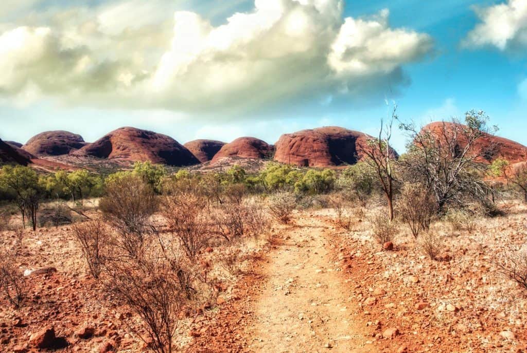 Wonderful colors and landscape of Australian Outback